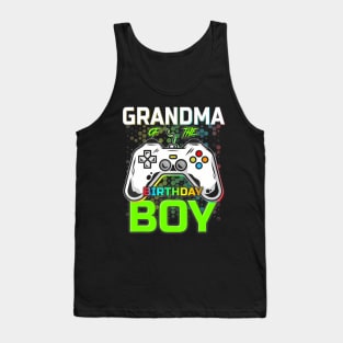 Gaming Video Gamer Grandma Of The Birthday Boy Tank Top